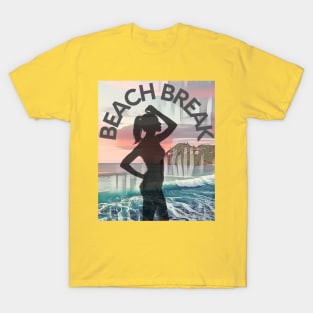 Beach Break (bikini girl silhouette) T-Shirt